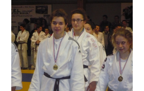 Ceintures de couleurs : Solène vaugeois sur la plus haute marche du podium